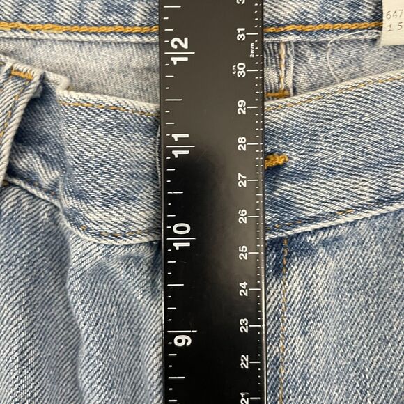 Vintage Levi's 577 Jeans Women 12 Light Wash Loose Fit Light Wash Denim Y2K - Picture 8 of 11